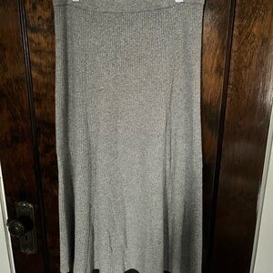 Banana Republic Gray Maxi Skirt